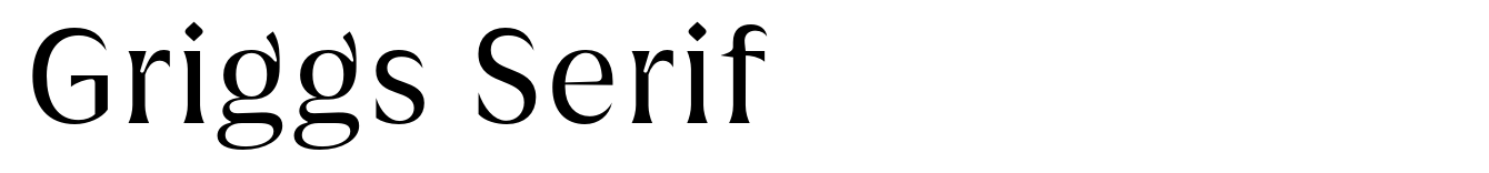 Griggs Serif